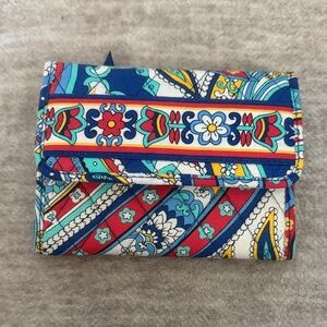 Vera Bradley Blue and Red Patterned Wallet